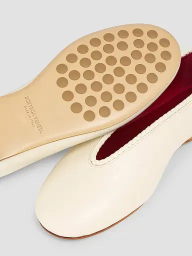 Bottega Veneta Women's Leather Ballet Flats - Sea Salt - Size 12 | Thumbnail 6 Bottega Veneta Women's Leather Ballet Flats - Sea Salt - Size 12 | Thumbnail 6