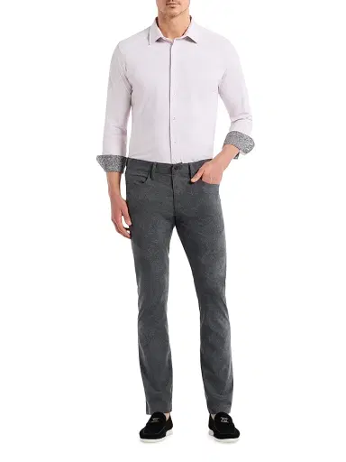 Robert Graham Men's Alton Paisley Straight-Leg Pants - Grey - Size 42 | Thumbnail 2 Robert Graham Men's Alton Paisley Straight-Leg Pants - Grey - Size 42 | Thumbnail 2