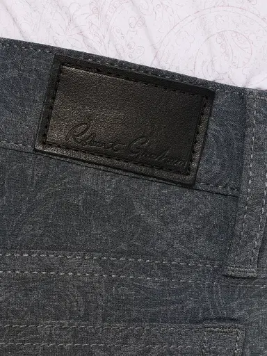 Robert Graham Men's Alton Paisley Straight-Leg Pants - Grey - Size 42 | Thumbnail 5 Robert Graham Men's Alton Paisley Straight-Leg Pants - Grey - Size 42 | Thumbnail 5