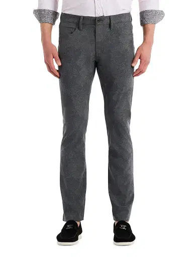 Robert Graham Men's Alton Paisley Straight-Leg Pants - Grey - Size 42 | Thumbnail 1 Robert Graham Men's Alton Paisley Straight-Leg Pants - Grey - Size 42 | Thumbnail 1