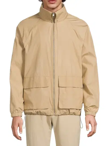Vince Men's Hooded Windbreaker Jacket - Light Canyon - Size XS | Thumbnail 3