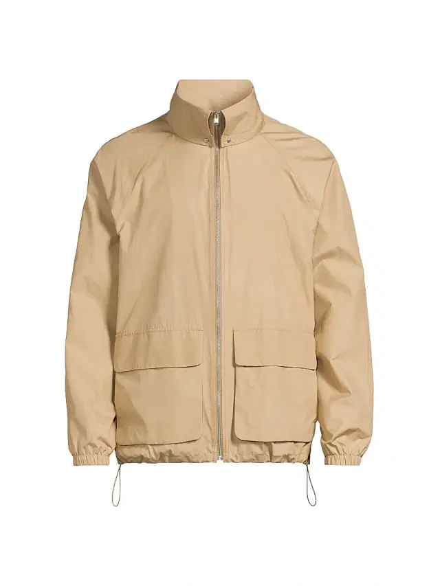 Vince Men's Hooded Windbreaker Jacket - Light Canyon - Size XS
