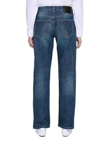 Marc Jacobs Women's The Jean Mid-Rise Straigh-Leg Jeans | Thumbnail 6 Marc Jacobs Women's The Jean Mid-Rise Straigh-Leg Jeans | Thumbnail 6