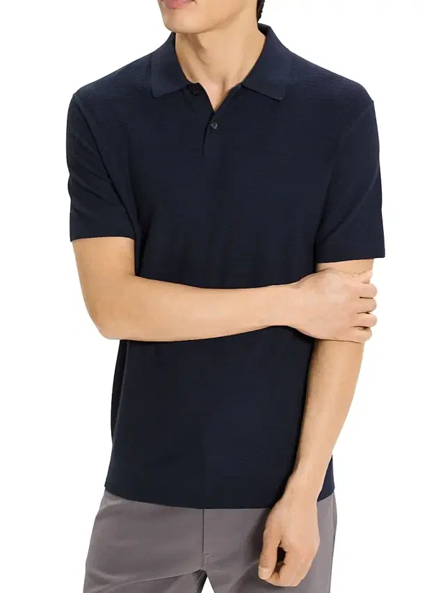 Men's Soris Knit Polo Shirt - Brownwood