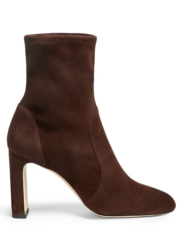 Women's Babette 85MM Suede Boots - Walnut