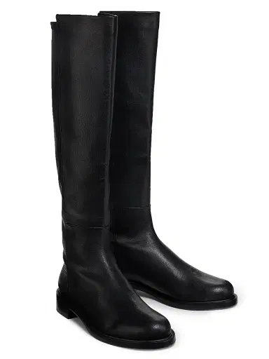 Stuart Weitzman Women's 5050 Gisele 30MM Leather Knee-High Boots - Black - Size 9.5 | Thumbnail 2