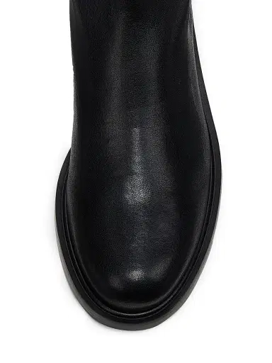 Stuart Weitzman Women's 5050 Gisele 30MM Leather Knee-High Boots - Black - Size 9.5 | Thumbnail 4
