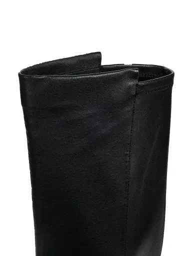 Stuart Weitzman Women's 5050 Gisele 30MM Leather Knee-High Boots - Black - Size 9.5 | Thumbnail 6