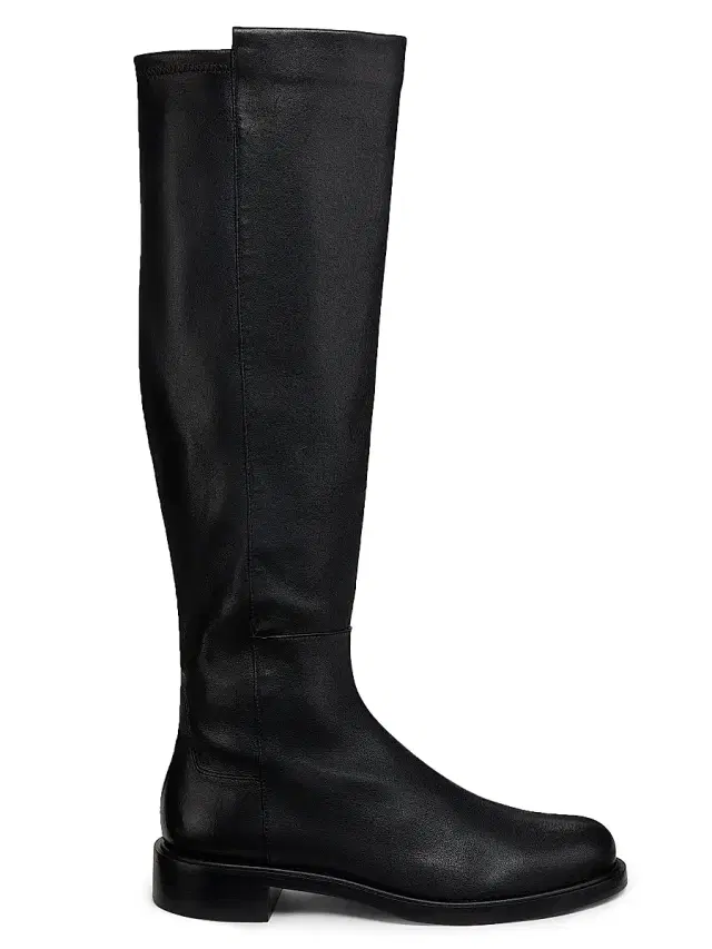 Stuart Weitzman Women's 5050 Gisele 30MM Leather Knee-High Boots - Black