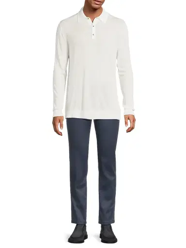 Sartorio Napoli Men's Stretch Flat-Front Trousers - Cornflower Blue - Size 36 | Thumbnail 2 Sartorio Napoli Men's Stretch Flat-Front Trousers - Cornflower Blue - Size 36 | Thumbnail 2