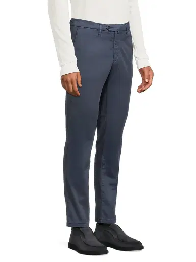 Sartorio Napoli Men's Stretch Flat-Front Trousers - Cornflower Blue - Size 36 | Thumbnail 4 Sartorio Napoli Men's Stretch Flat-Front Trousers - Cornflower Blue - Size 36 | Thumbnail 4