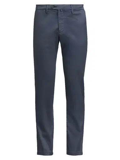 Sartorio Napoli Men's Stretch Flat-Front Trousers - Cornflower Blue - Size 36 | Thumbnail 1 Sartorio Napoli Men's Stretch Flat-Front Trousers - Cornflower Blue - Size 36 | Thumbnail 1