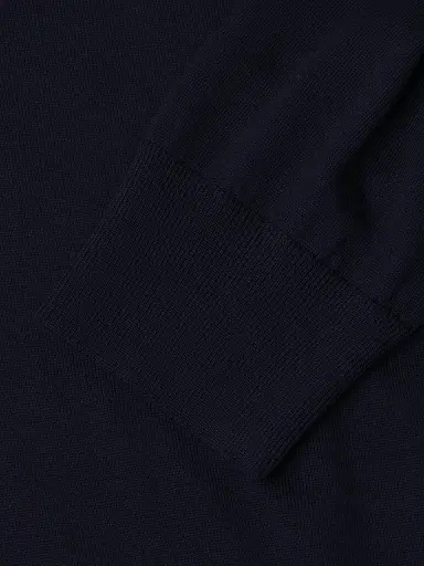 Sartorio Napoli Men's Wool Crewneck Sweater - Dark Blue - Size XXL | Thumbnail 6