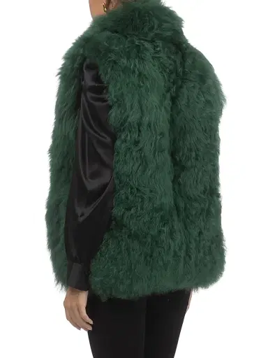 Gorski Women's Select Lamb Vest - Emerald - Size Small | Thumbnail 4