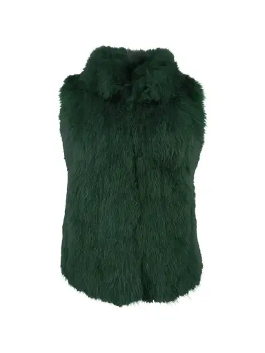 Gorski Women's Select Lamb Vest - Emerald - Size Small | Thumbnail 1
