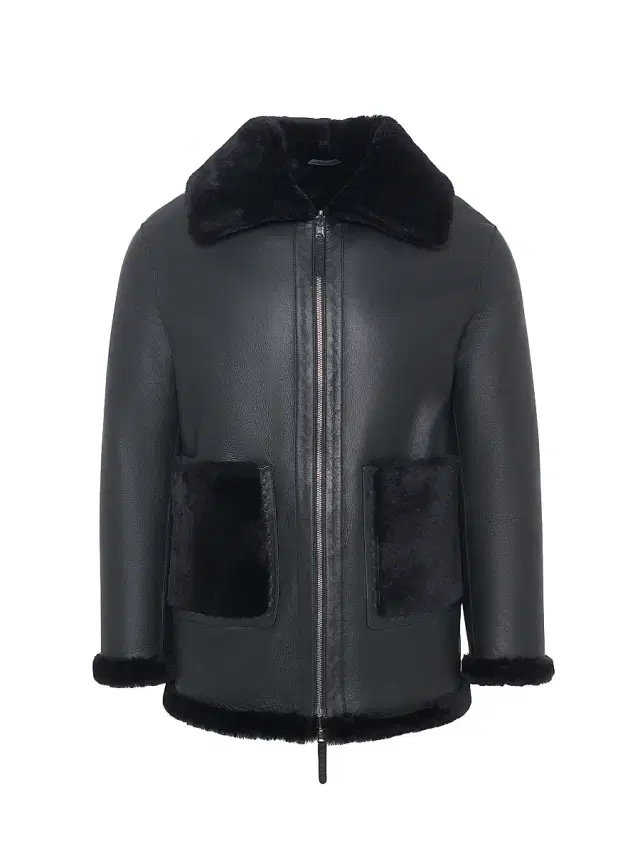 Gorski Women's Reversible Merino Shearling Lamb Jacket - Black
