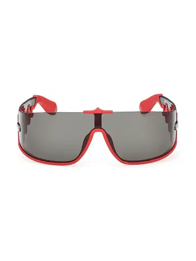 Christian Louboutin Men's Loubishark Shield Sunglasses - Red Grey | Thumbnail 2 Christian Louboutin Men's Loubishark Shield Sunglasses - Red Grey | Thumbnail 2