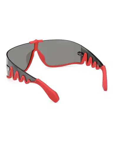 Christian Louboutin Men's Loubishark Shield Sunglasses - Red Grey | Thumbnail 4 Christian Louboutin Men's Loubishark Shield Sunglasses - Red Grey | Thumbnail 4