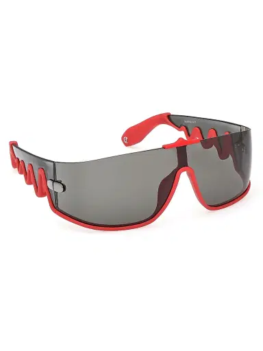 Christian Louboutin Men's Loubishark Shield Sunglasses - Red Grey | Thumbnail 8 Christian Louboutin Men's Loubishark Shield Sunglasses - Red Grey | Thumbnail 8