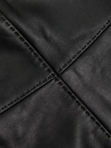 Marie Oliver Women's Crawford Faux-Leather Miniskirt - Black | Thumbnail 7 Marie Oliver Women's Crawford Faux-Leather Miniskirt - Black | Thumbnail 7