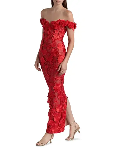 Bronx and Banco Women's Jasmine Off-the-Shoulder Gown | Thumbnail 4 Bronx and Banco Women's Jasmine Off-the-Shoulder Gown | Thumbnail 4