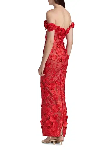 Bronx and Banco Women's Jasmine Off-the-Shoulder Gown | Thumbnail 5 Bronx and Banco Women's Jasmine Off-the-Shoulder Gown | Thumbnail 5