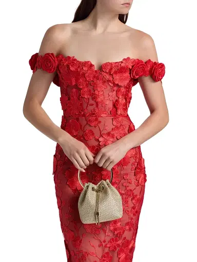 Bronx and Banco Women's Jasmine Off-the-Shoulder Gown | Thumbnail 6 Bronx and Banco Women's Jasmine Off-the-Shoulder Gown | Thumbnail 6