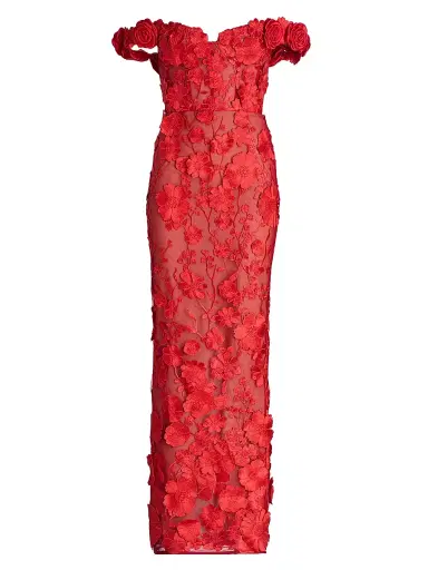 Bronx and Banco Women's Jasmine Off-the-Shoulder Gown | Thumbnail 1 Bronx and Banco Women's Jasmine Off-the-Shoulder Gown | Thumbnail 1