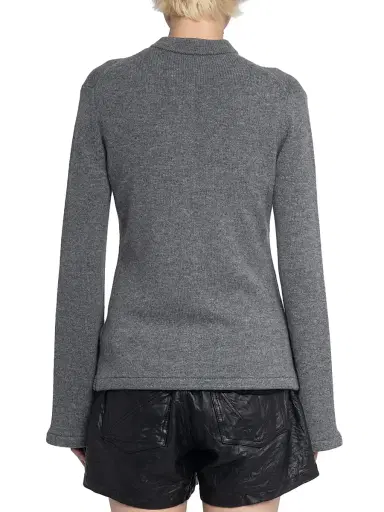 Zadig & Voltaire Women's Lucy Wool & Cashmere Sweater - Anthracite - Size Small | Thumbnail 5 Zadig & Voltaire Women's Lucy Wool & Cashmere Sweater - Anthracite - Size Small | Thumbnail 5