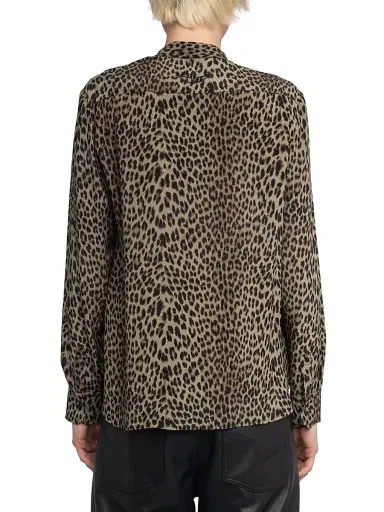 Zadig & Voltaire Women's Tulba Leopard-Print Tieneck Shirt | Thumbnail 5 Zadig & Voltaire Women's Tulba Leopard-Print Tieneck Shirt | Thumbnail 5