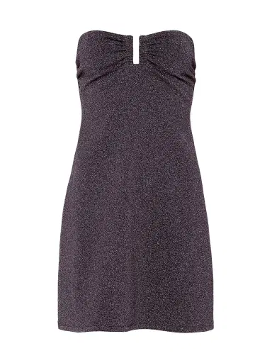 Eres Women's Bronzage Shimmer Strapless Minidress - Noir Lurex - Size 6 | Thumbnail 1