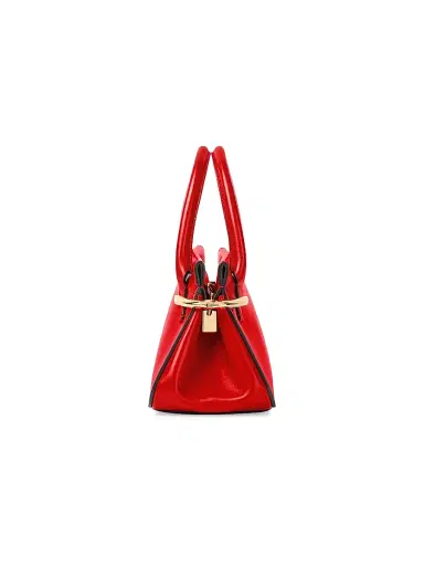 Givenchy Women's Mini Pinch Top Handle Bag in Leather - Deep Red | Thumbnail 3