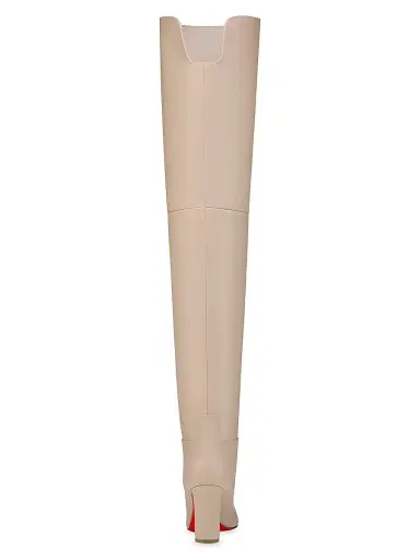 Christian Louboutin Women's Loo 85MM Leather Thigh Boots | Thumbnail 3 Christian Louboutin Women's Loo 85MM Leather Thigh Boots | Thumbnail 3