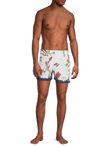 Orlebar Brown Men's Setter Orchis Floral Swim Shorts | Thumbnail 2 Orlebar Brown Men's Setter Orchis Floral Swim Shorts | Thumbnail 2