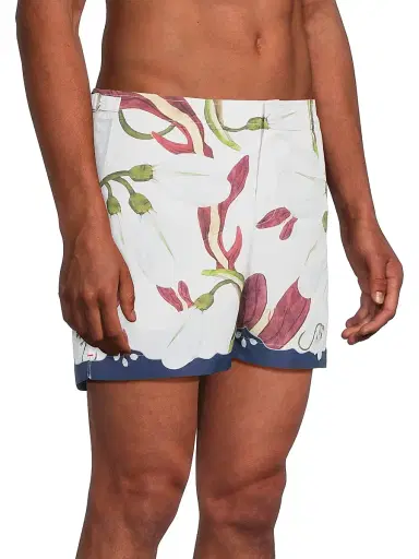 Orlebar Brown Men's Setter Orchis Floral Swim Shorts | Thumbnail 4 Orlebar Brown Men's Setter Orchis Floral Swim Shorts | Thumbnail 4