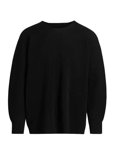 Homme Plissé Issey Miyake Men August Rib-Knit Crewneck Sweater | Thumbnail 1