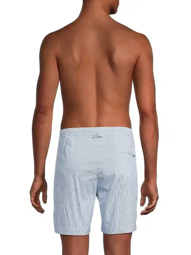 Orlebar Brown Men's Bulldog Seersucker Swim Shorts - Catalina Blue White Stripe - Size 38 | Thumbnail 5 Orlebar Brown Men's Bulldog Seersucker Swim Shorts - Catalina Blue White Stripe - Size 38 | Thumbnail 5