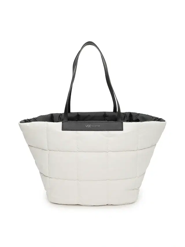 Vee Collective Women's Porter Line Basque Quilted Tote Bag - Whisper White