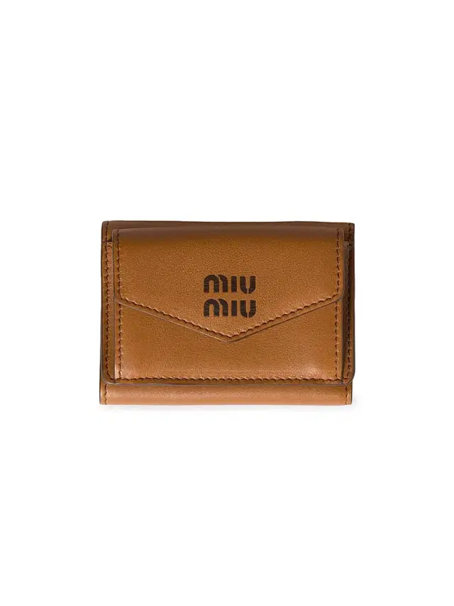 Miu Miu Women's  Leather Wallet - Brown