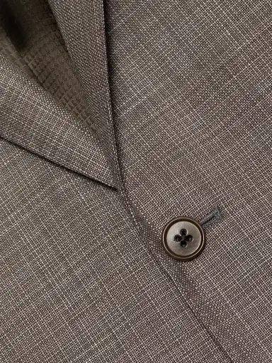 Emporio Armani Men's Wool-Linen-Silk Blend Sport Coat - Tan | Thumbnail 7 Emporio Armani Men's Wool-Linen-Silk Blend Sport Coat - Tan | Thumbnail 7