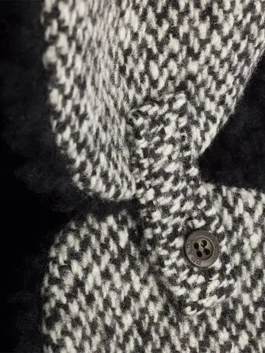 Prada Men's Tweed Trapper Hat - White | Thumbnail 3
