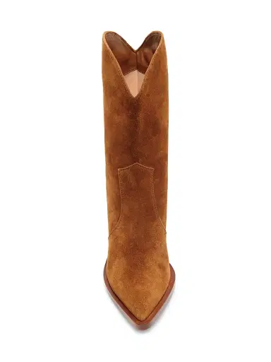 Gianvito Rossi Women's Denver Suede Ankle Boots - Texas - Size 10.5 | Thumbnail 4
