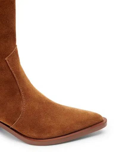 Gianvito Rossi Women's Denver Suede Ankle Boots - Texas - Size 10.5 | Thumbnail 5