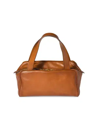 Miu Miu Women's Leather Top-Handle Bag - Brown | Thumbnail 3 Miu Miu Women's Leather Top-Handle Bag - Brown | Thumbnail 3