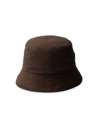 Prada Women's Cotton Bucket Hat - Brown | Thumbnail 2