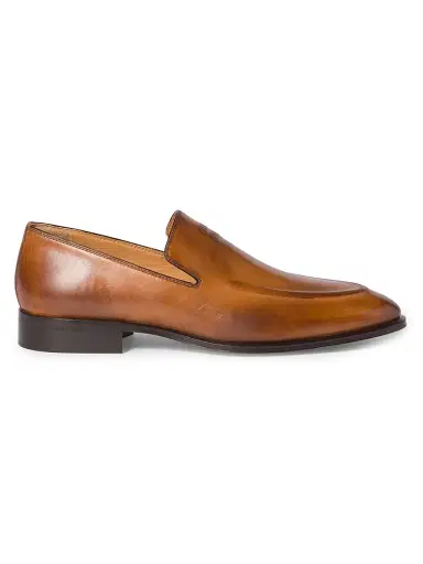 Miu Miu Women's Leather Loafers - Brown | Thumbnail 1