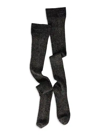 Miu Miu Women's Lamé Viscose Socks - Blue Multicolor - Size 5 | Thumbnail 1
