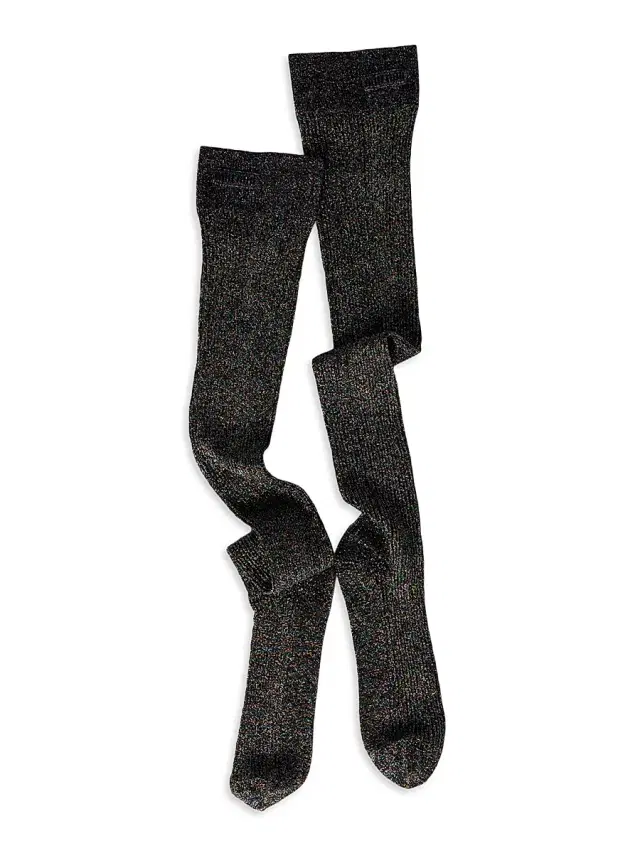 Miu Miu Women's Lamé Viscose Socks - Blue Multicolor
