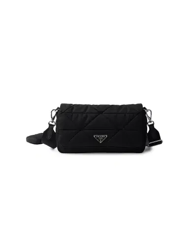 Prada Women's Padded Re-Nylon Shoulder Bag - Black | Thumbnail 1 Prada Women's Padded Re-Nylon Shoulder Bag - Black | Thumbnail 1