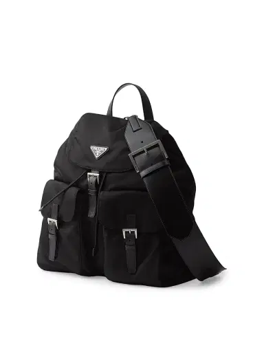 Prada Men's Re-Nylon Backpack - Black | Thumbnail 2